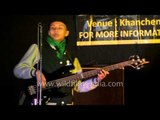 Guitar instrumental by rock band Lazy Finger in Sikkim