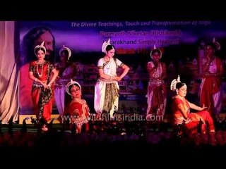 Anita Babu and group perform at the International Yoga Festival