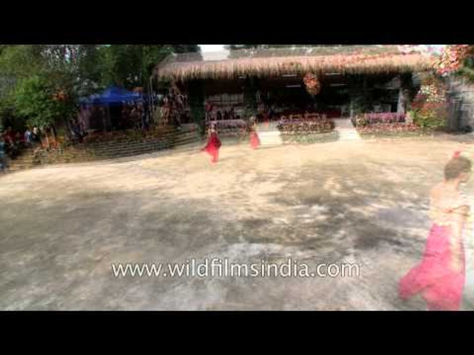 Colourful dresses by Mizo designers - Anthurium festival