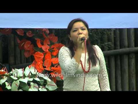 Malzai folk song by Mizo artist - Anthurium festival