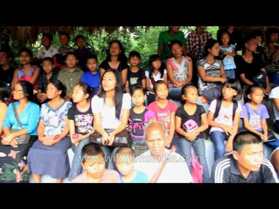 Crowd gather at Anthurium Festival - Mizoram