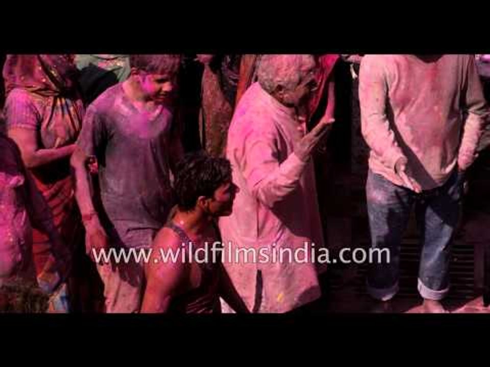 Vrindavan Holi festival celebration - India