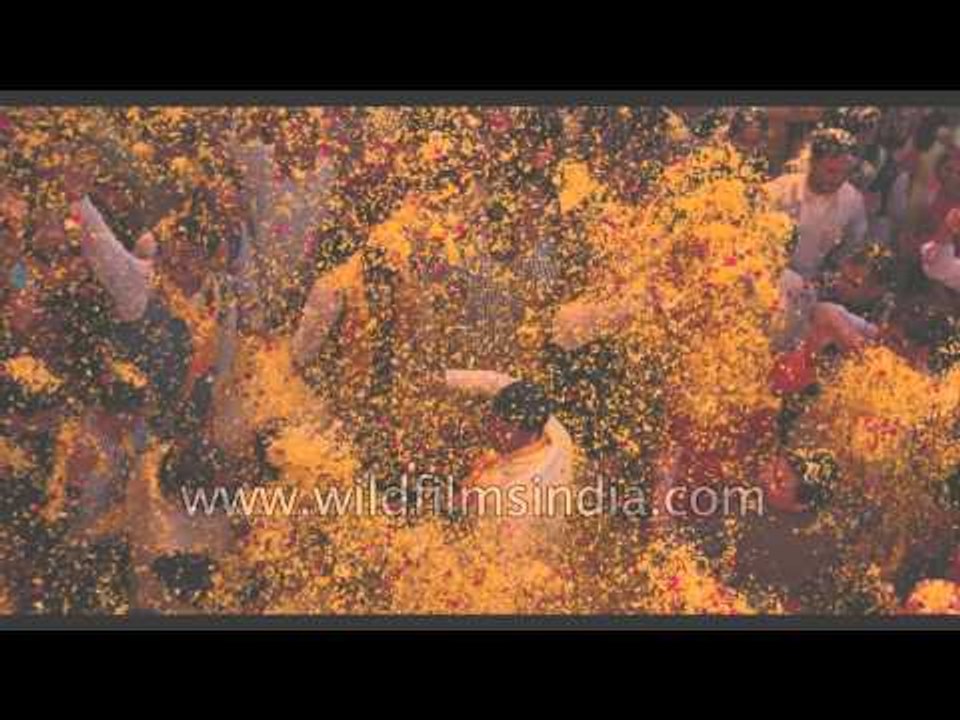 Vrindavan celebrates 'Phoolon ki Holi' - India