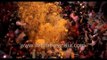 Hindu religion's Holi festival - Flower Holi in slow motion!