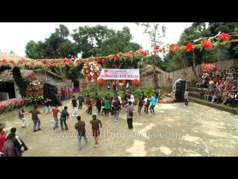 Folk Mizo singer PC Lalremruata at Anthurium festival, Mizoram