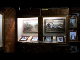 Exhibits at Mizoram State Museum in Aizawl