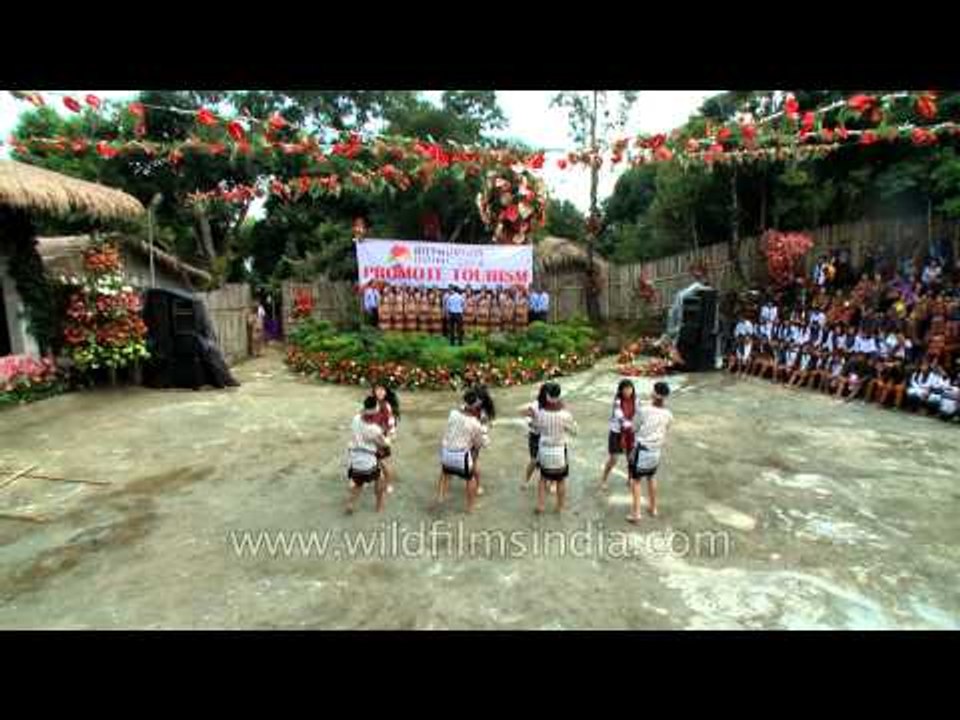 Mizo choir and cultural troupe at Anthurium festival, Mizoram