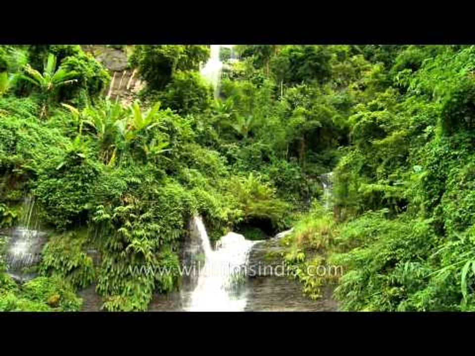 Vantawng Falls - one of the most attractive sites of North East India