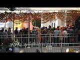 Sikh devotees gather to pay homage at Takht Sri Keshgarh Sahib