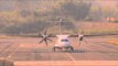Turbo-prop ATR Jet Airways plane lands at Lengpui airport, Aizawl