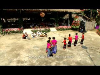 Reang community from Tripura presents Hojagiri dance in Mizoram