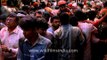 Crowd thronged outside Banke Bihari temple - Vrindavan