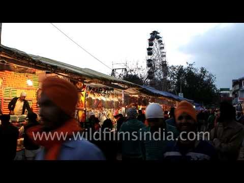 Evening view of market - Anandpur Sahib, Punjab
