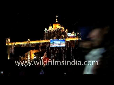 Illuminated Takht Sri Keshgarh Sahib Gurudwara - Punjab