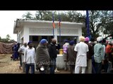 Devotees throng Nishan Sahib at Anandpur Sahib Gurudwara