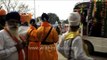 'Panj Pyare' lead the procession of Hola Mohalla : Anandpur Sahib, Punjab