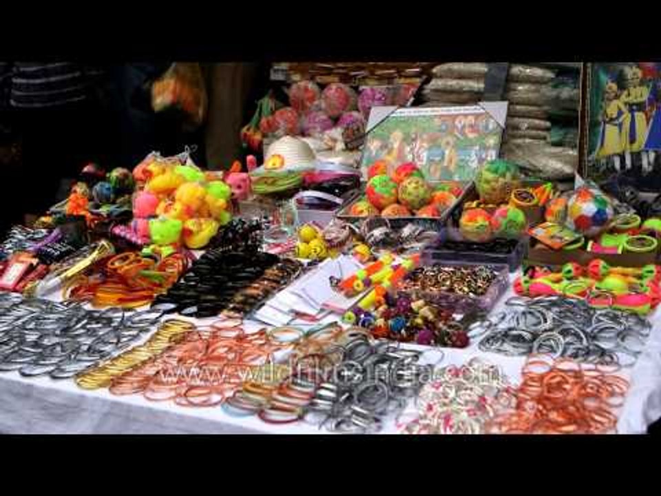 Market in front of Dargah Peer Sai Baba Budhan Shahji - Punjab