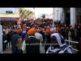 Thousands of Sikh pilgrims celebrate Hola Mohalla in Punjab
