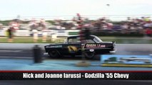 2014 Thompson Gasser Reunion Nick Iarussi Godzilla '55 Chevy Cruise In Nostalgia Drag Racing