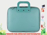 Cady Messenger Cube SKY BLUE Ultra Durable Tactical Leather -ette Bag Case fits Apple MacBook