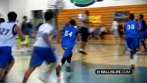 7th Grader EJ Jackson Breaks Defender's Ankles Then D's Him Up On Other End!