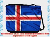 Rikki KnightTM Iceland Flag Messenger Bag - Shoulder Bag - School Bag for School or Work