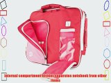 VanGoddy Pindar Sling - CANDY PINK WHITE Pro Deluxe Shoulder Messenger Carrying Bag for Samsung