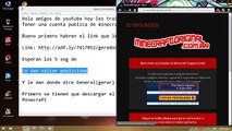 Como tener una cuentra publica de Minecraft gratis 100% | Funciona |