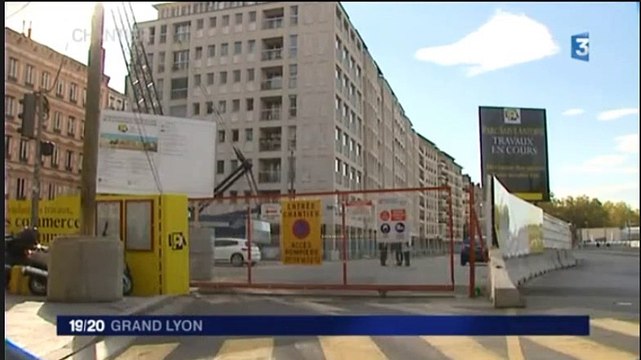 Reprise du chantier Parking Saint-Antoine - 17062015 - FR3 GRAND LYON