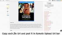 Remote Upload (WordPress Plugin) - Uploading multiple files