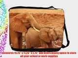 Rikki KnightTM Cute Elephants Messenger Bag - Shoulder Bag - School Bag for School or Work