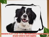 Rikki KnightTM Border Collie Dog Messenger Bag - Shoulder Bag - School Bag for School or Work