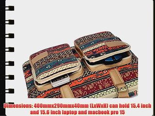 Kinmac 2015 New Bohemian Laptop Messenger Bag 15 Inch Laptop Briefcase 15.4 Inch /15.6 Inch