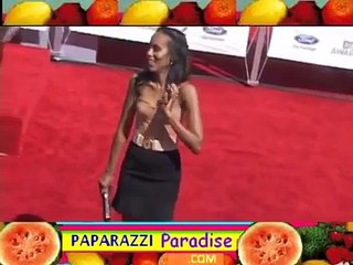 KERRY WASHINGTON and husband NNAMDI ASOMUGHA attend award shows separately