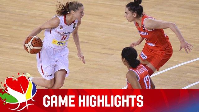 Czech Republic v Belarus - Game Highlights - Group E - EuroBasket Women 2015