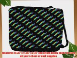 Rikki KnightTM Rainbow Mustaches on Black Messenger Bag - Shoulder Bag - School Bag for School