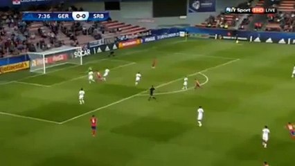 Filip Duricic Goal Germany 0 - 1 Serbia Euro U- 21 Championship 17.06.2015