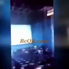 انهيار سقف سينما عالجمهور !