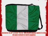 Rikki KnightTM Nigeria Flag Messenger Bag - Shoulder Bag - School Bag for School or Work