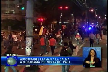 Grupos de oposición generan problemas antes del arribo del Papa Francisco