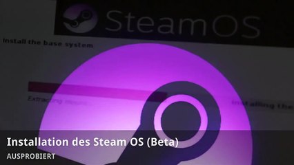 Installation des Steam OS von Golem.de ausprobiert