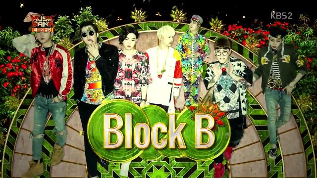 Block B HER 150408 KBS Music Bank in Hanoi