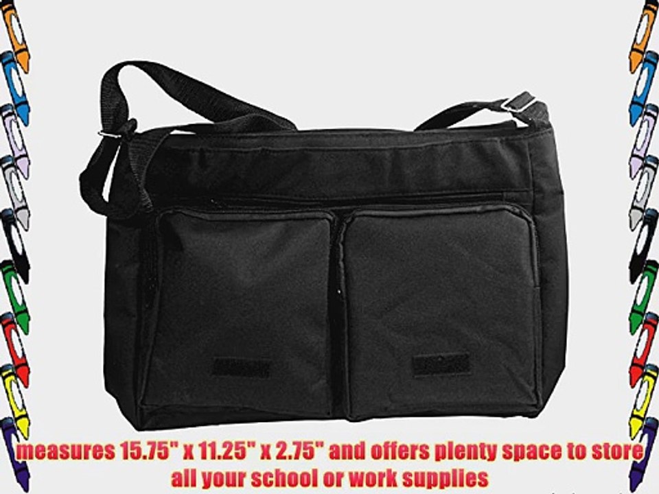 Rikki KnightTM I Love My English Toy Spaniel Dog Messenger Bag - Shoulder Bag - School Bag