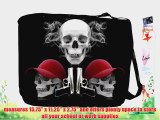 Rikki KnightTM Smoking Skulls in Caps Messenger Bag - Shoulder Bag - School Bag for School