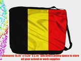 Rikki KnightTM Belgium Flag Messenger Bag - Shoulder Bag - School Bag for School or Work