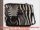 Rikki KnightTM Zebra Face Close-Up Messenger Bag - Shoulder Bag - School Bag for School or