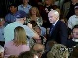 Racists Boo John McCain For Defending Barack Obama