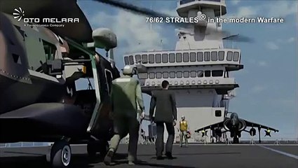 Oto Melara 76mm - Most advanced naval cannon - Dart guided ammunition demostration