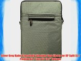 Silver Grey Hydei Crossbody Shoulder Bag Sleeve for HP Split X2 / Pavilion X2 / Envy X2 13.3