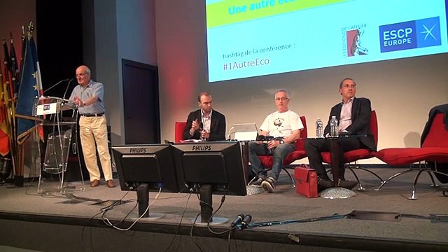 L'imposture économique , table-ronde Steve Keen, Gaël Giraud et Claude Simon, ESCP, Paris, 16 juin 2015, 1 de 3